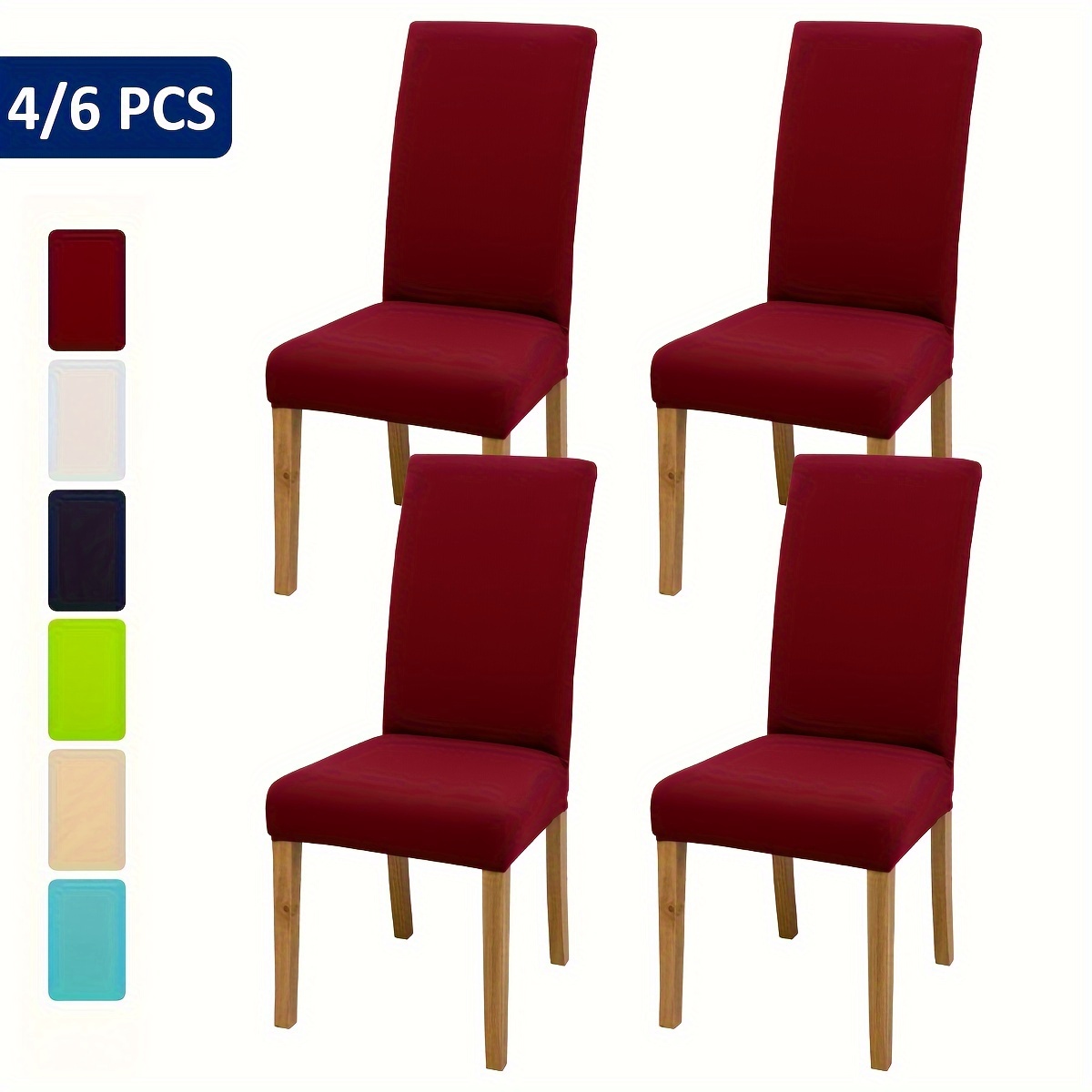 

4pcs/6pcs Slipcover Restaurant Furniture