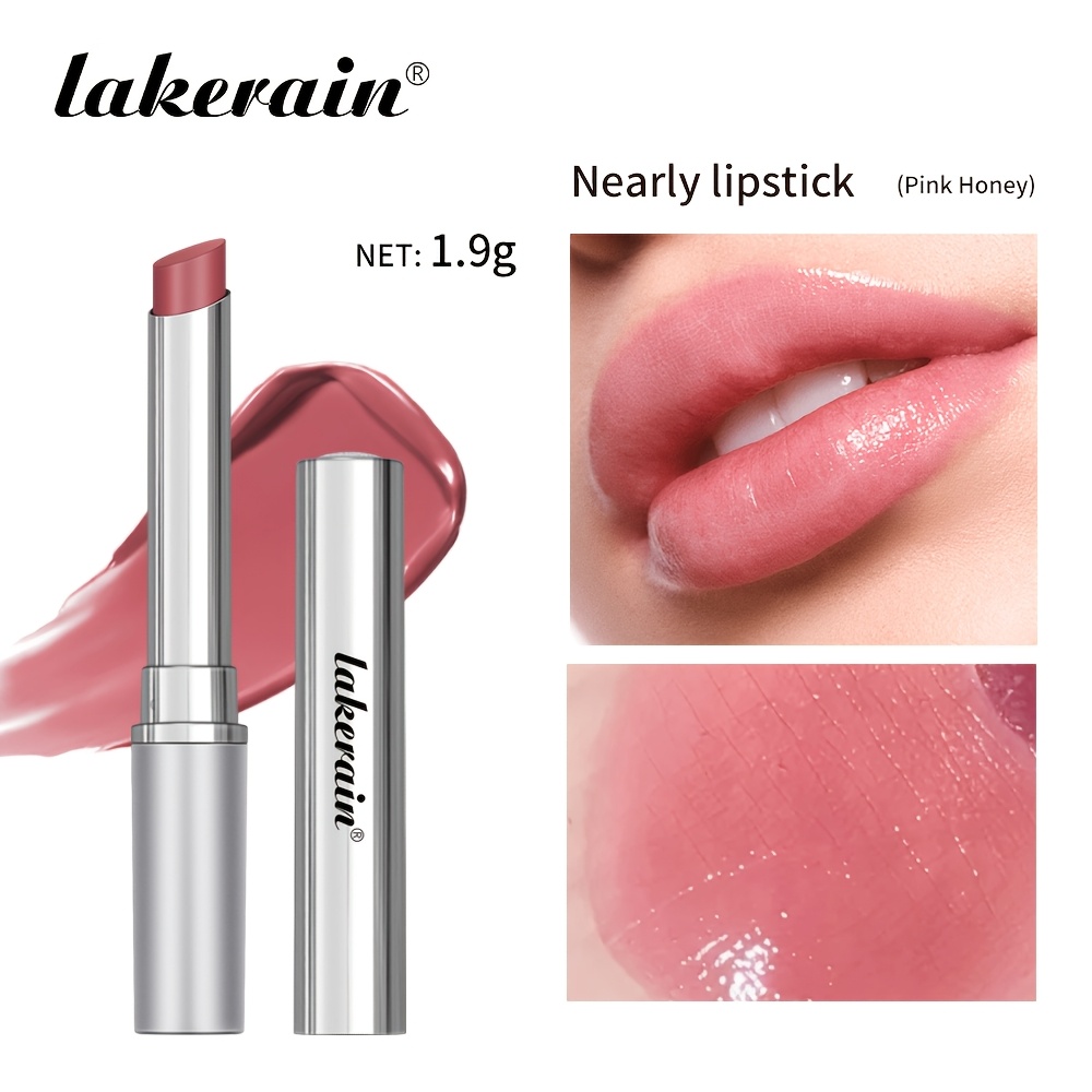 Lakerain Pink Tinted Lip Balm - Moisturizing, Buildable Coverage For A Deep Or Look, Suitable For Types
