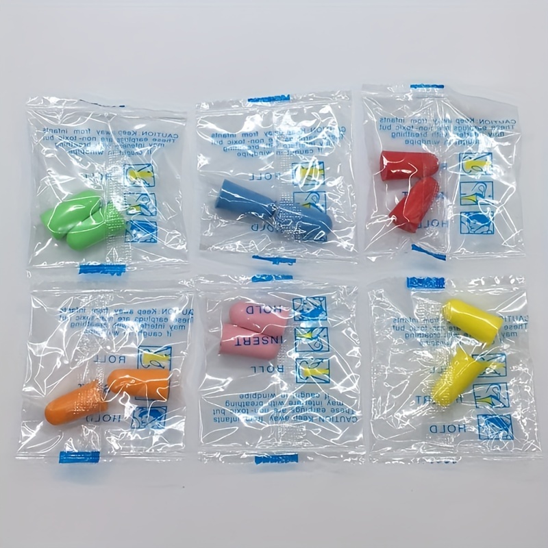 

Hypoallergenic Soft Foam Earplugs 50 Pairs - Noise Cancelling Sleep, Study, Work Ear Plugs - Comfortable & Slow Rebound For Travel, Napping - Non-toxic, Safe Listening Protection, No Battery Needed
