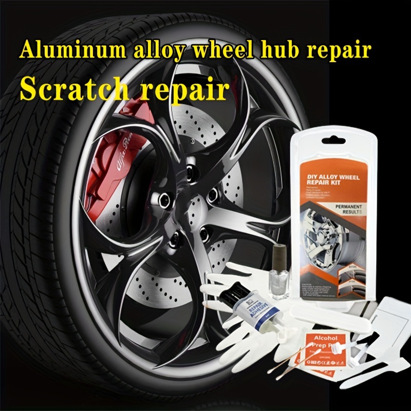 

Tool For Repairing Deep Scratches On Car Wheel Hubs, Providing And Kit For Aluminum Hubs, Repairing Without Leaving Any , And Refurbishing Tires.