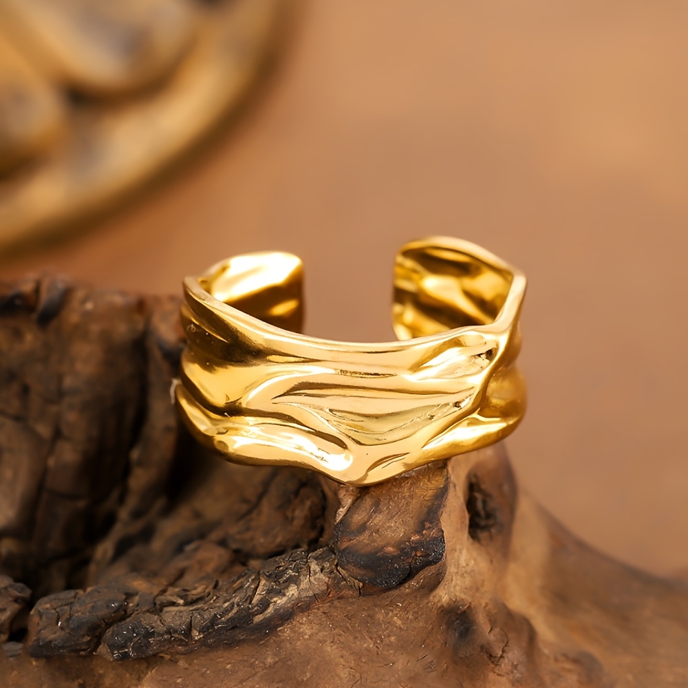 Women's Creative Heavy-Duty Metal Irregular Ring