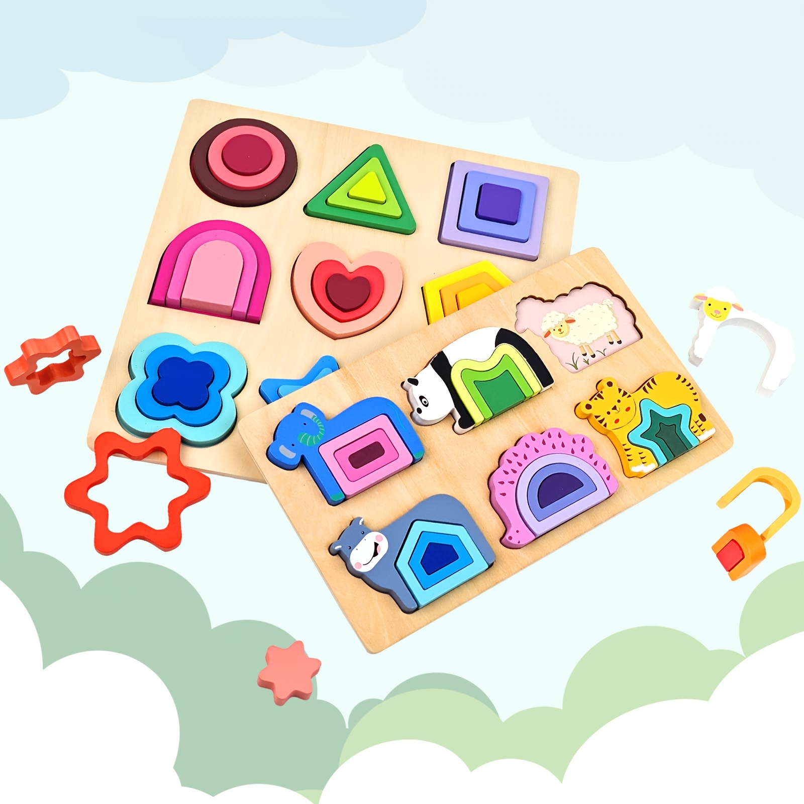 Wooden Puzzles for Kids