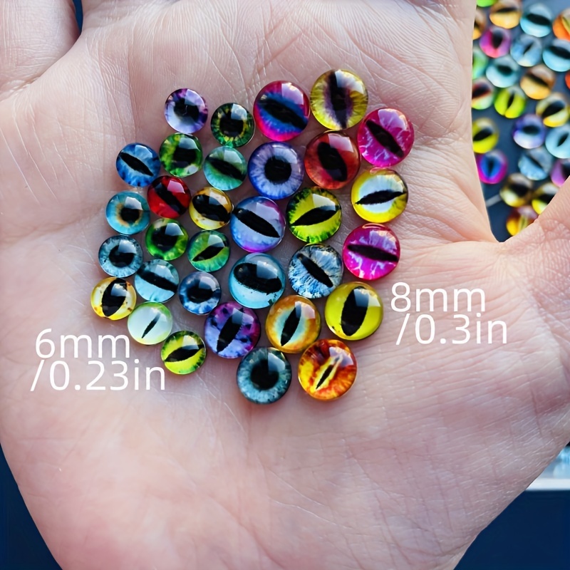 20 stck gemischte tieraugen 3d nagelkunst verzierungen y2k - Temu Germany