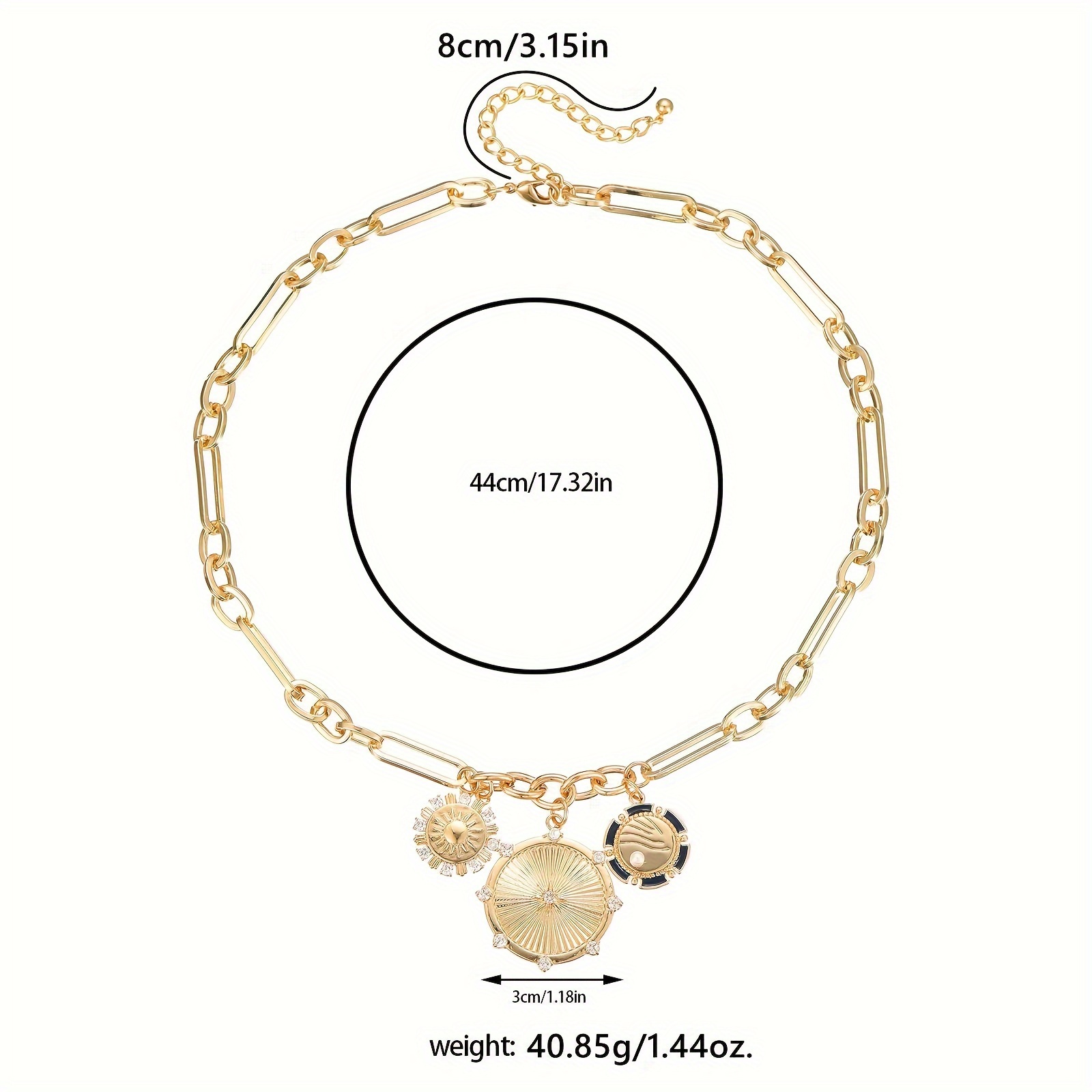 Women's Luxurious Versatile Pendant Necklace, Gift for All Occasions