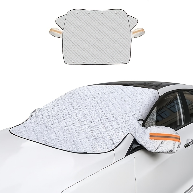 Thickened Magnetic Sunshade For Car Front Windscreen, Effectively Blocks , Dust, Bird And Insect , And Fallen Leaves. Prevents Interior Aging; Suitable For Sedans, Suvs, And Other Vehicle Models