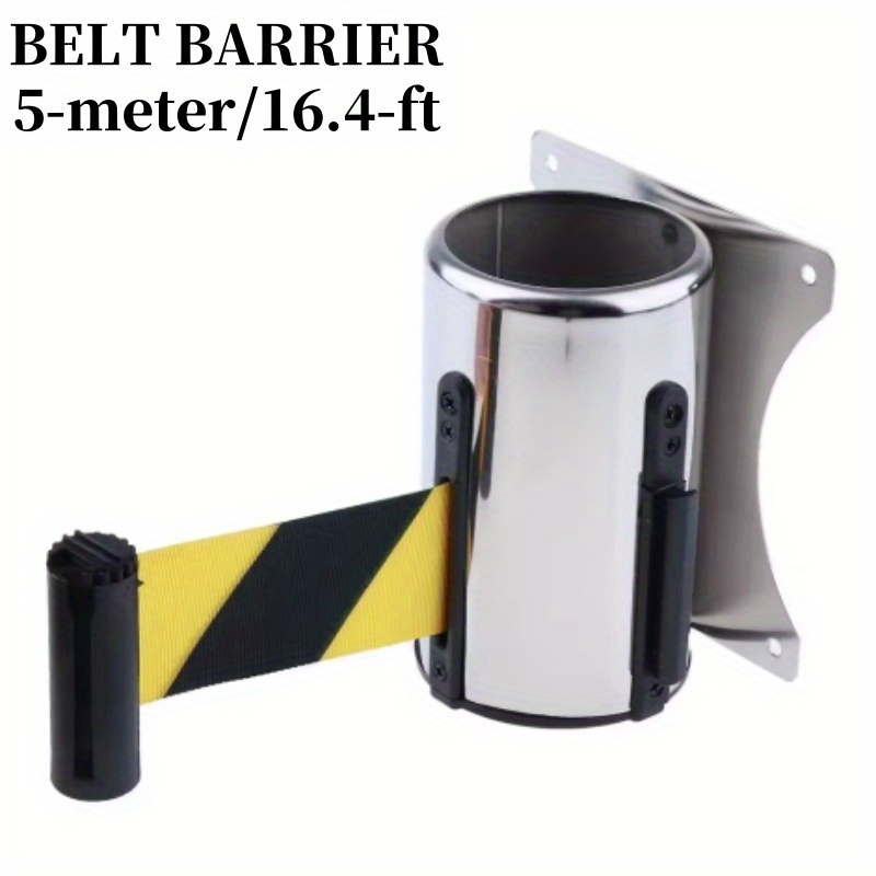 TEMU /5m Wall-mounted , Crowd Management Barrier, Safety Warning Tape
