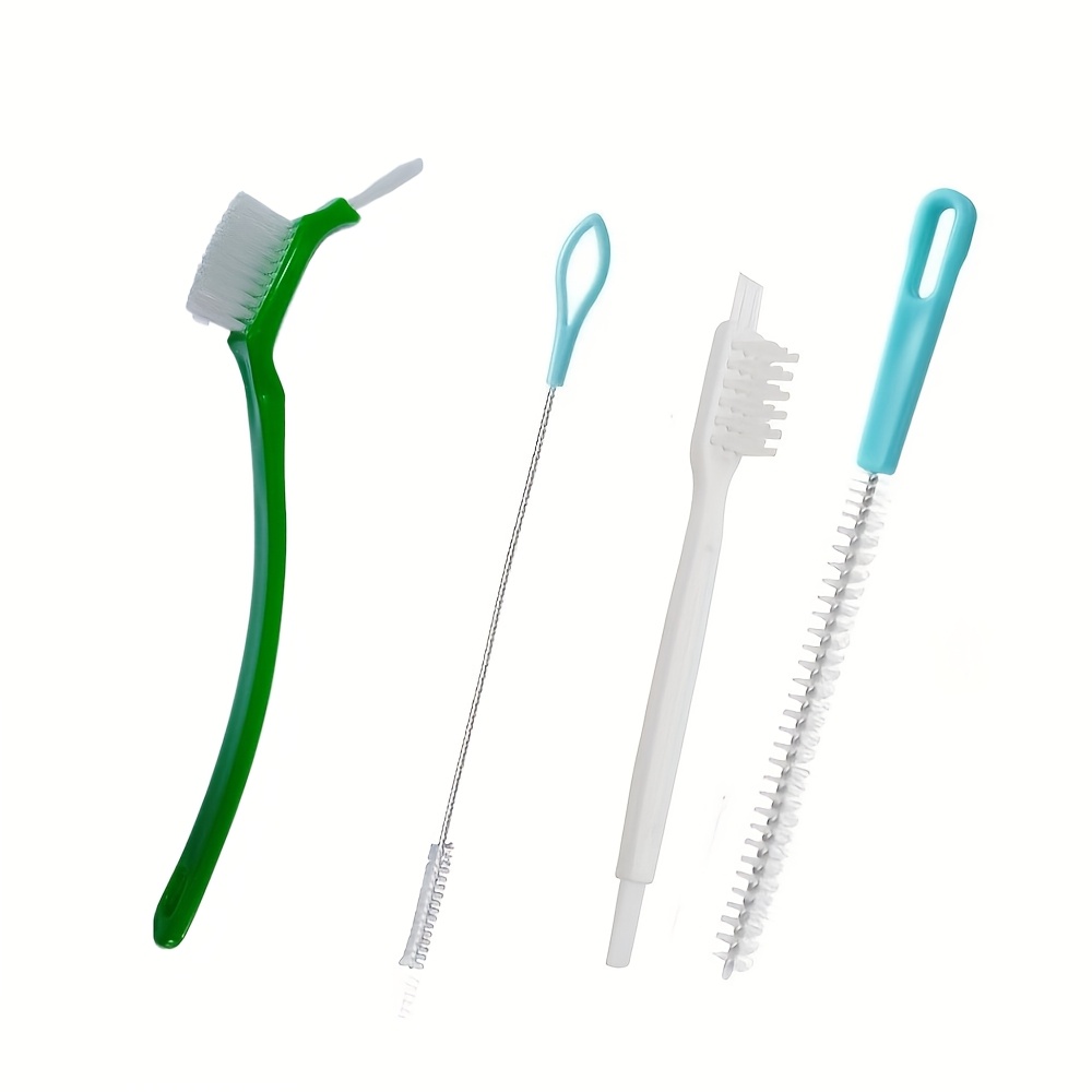 E-shop 4-teiliges - Reinigungsbürsten-Set | -Schrubber, Topfschaber und Mixer-Werkzeuge - Langlebiges Küchenreinigungs-Zubehör, keine Elektrizität oder