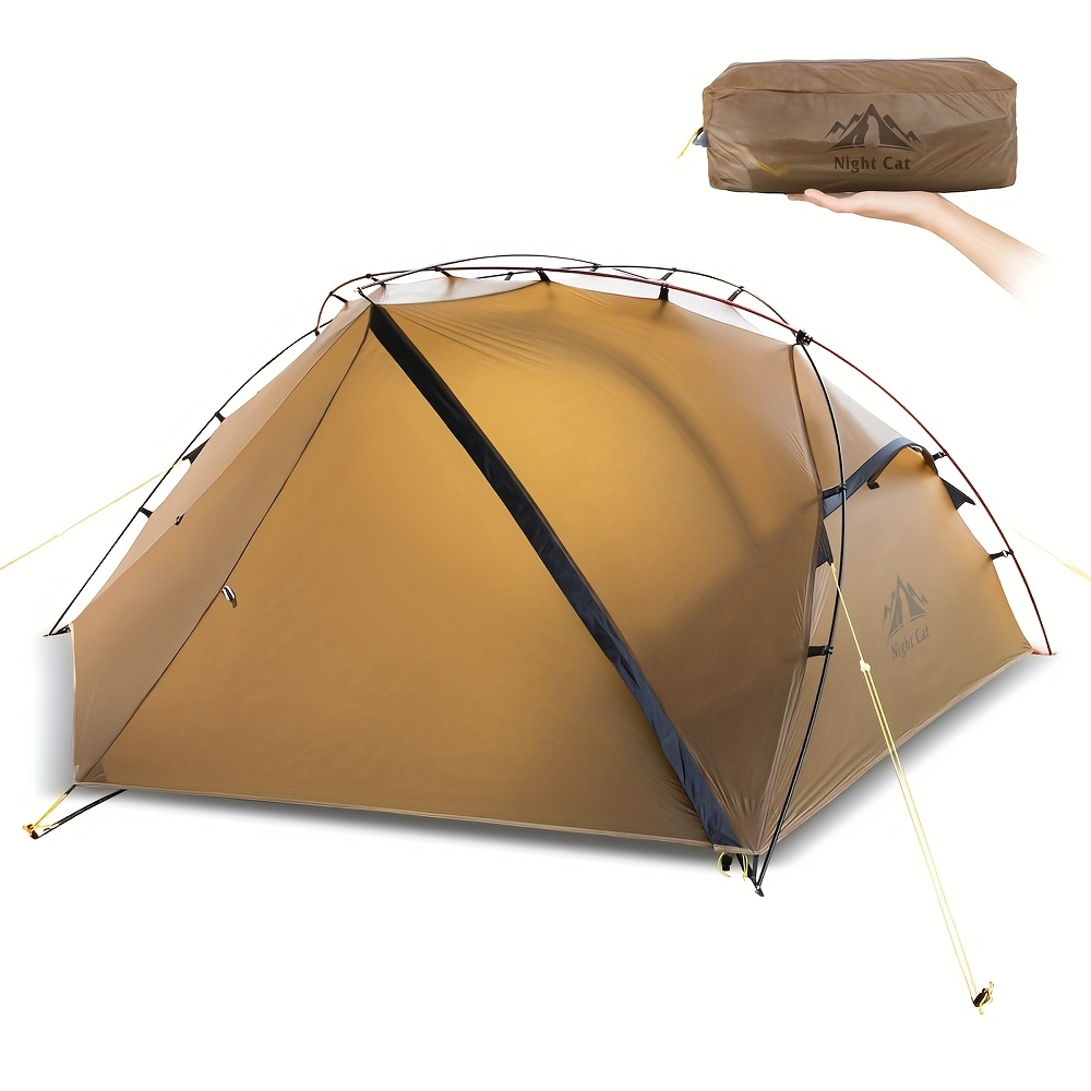 * 1-2 fr Mnner Ultraleicht Zelt: Rucksackzelt 1-2 Personen Leichtes  Kompaktes Schnell aufbaubares Camping-Trekking-Wandern Outdoor-Zelt