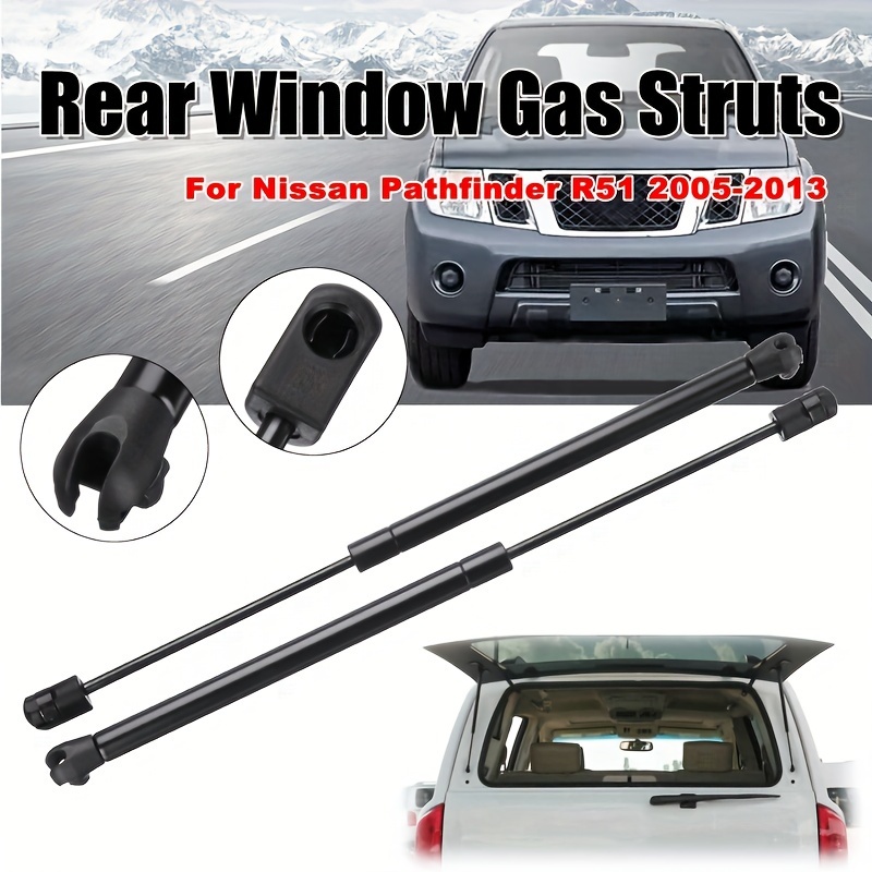 TEMU 2pcs Barre de Support de Montants de Vitre Arrière de Voiture Ressort à Gaz 90460ZL90A pour Nissan Pathfinder R51 2005 2006 2007 2008 2009-2013