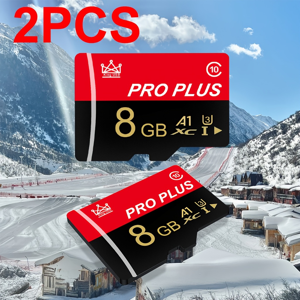 Image of 2pcs Memory Card 8gb 4gb 2gb, Flash Tf Card, 1gb 512mb 256mb 128mb 64mb Memory Tf Card For Tablet/camera/mobile Phone/laptop/pc/car Audio/game Console/audio -store Your Files !