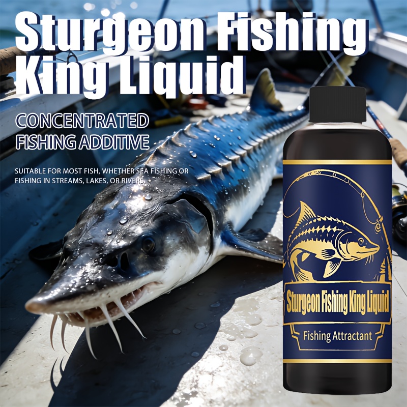 Image of King Liquid Bait - With , Lures , Trout, Perch, Salmon, Carp, Catfish - Freshwater And Saltwater Fishing Lure - Long-lasting Fish , Suitable For Rivers, Lakes, Ocean Fishing, Easy-to-use Bottle