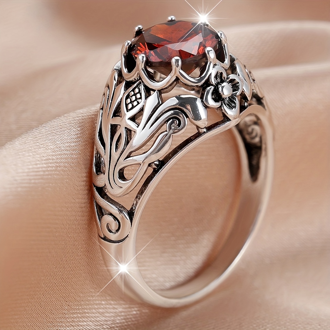 Women's Exquisite Black Synthetic Zirconia Inlaid Jewelry