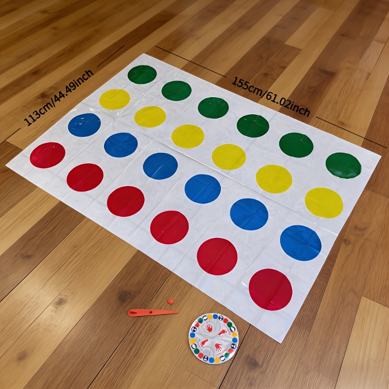 [essential For Family Gatherings] Body Twist & Balance , Body Balance Training, Multiplayer Interactive Board Game Toy, Suitable For Home And Outdoor Use, Instantly Turns Into A
