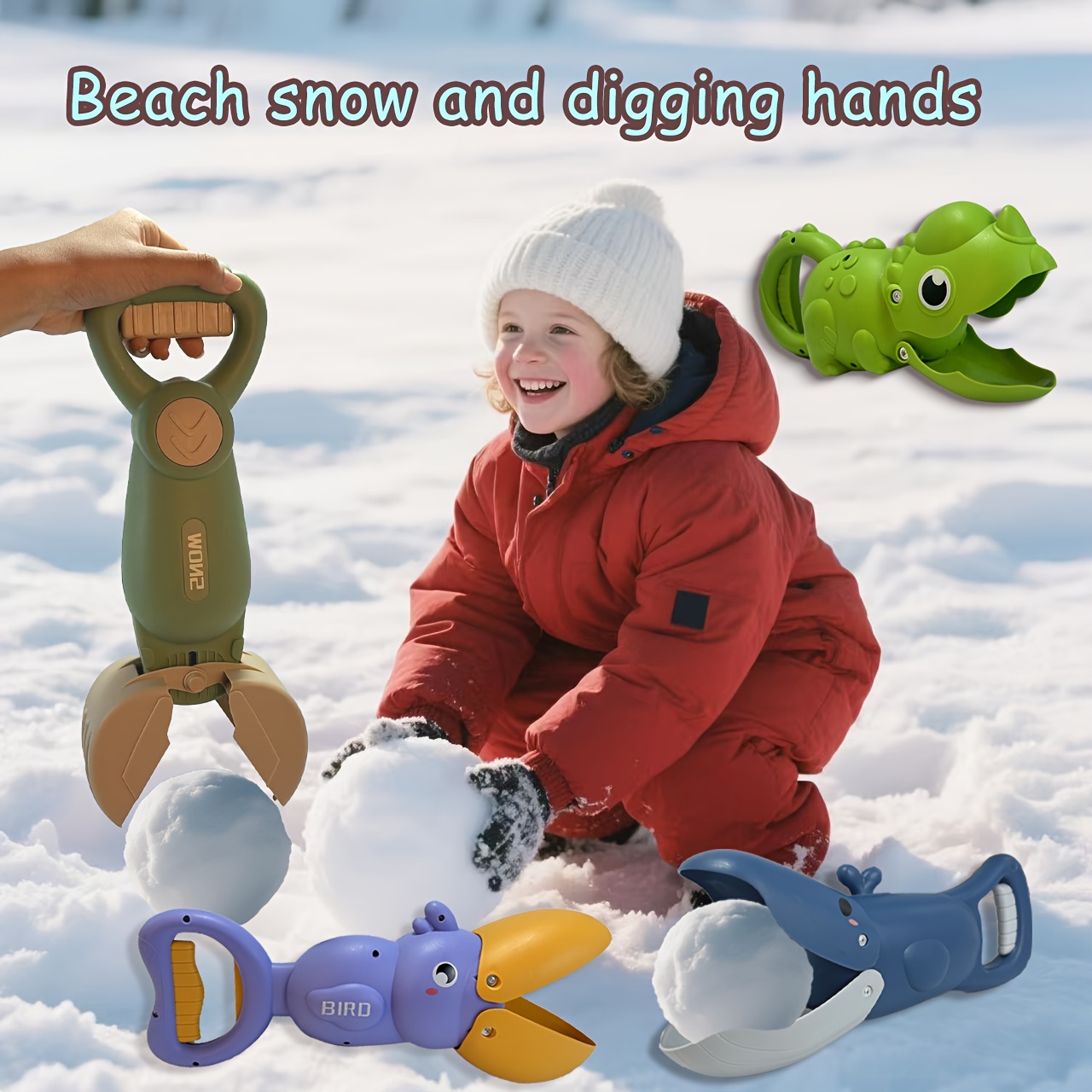 Kids Dual Purpose Sand & Snow Shovel Toy