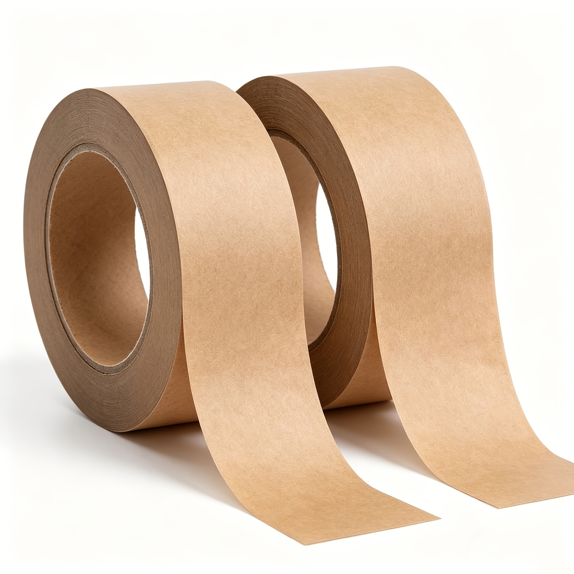 TEMU Ruban d'emballage marron activé par , 2 rouleaux, ruban collant en papier marron pour encadrer des tableaux, expédition, stockage, artisanat