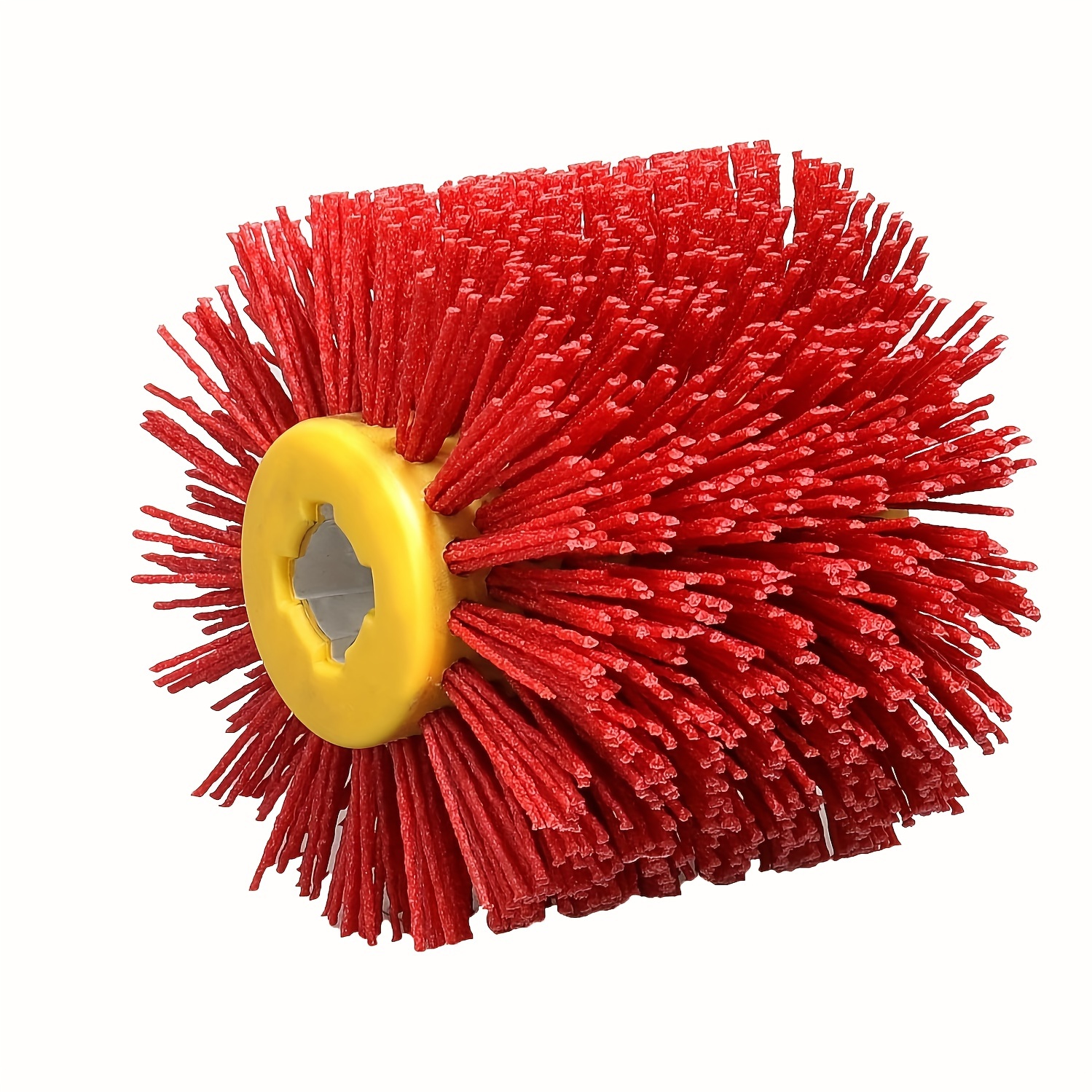 

Brosse de meulage en carbure de silicium rouge, 80 grains, brosse en nylon de 120 x 100 mm, brosse de polissage pour le travail du bois, brosse de machine à poncer