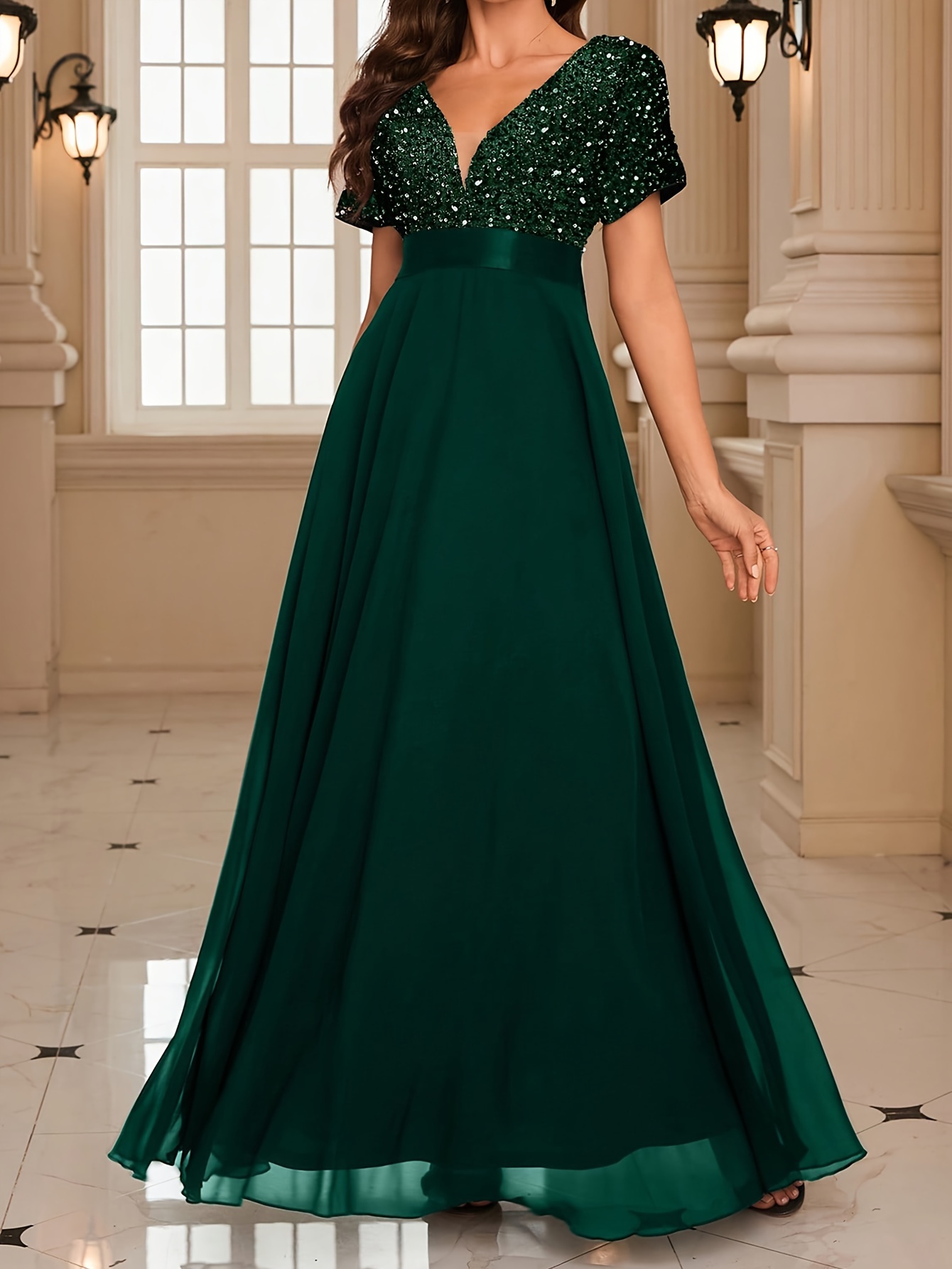 evening dress red Red Long Prom Dress Deep V Neck Backless Evening Dresses TP0957 US8 / Custom Color