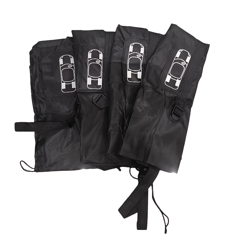 TEMU Adjustable Tire Storage Bag Waterproof Tire Cover For Snow Tires Ideal For Outdoor, Car, And Home Use Durable Dew Tire Storage Sleeve Perfect