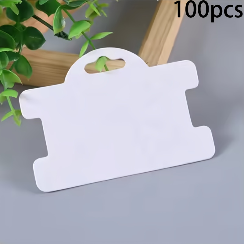TEMU Jewelry Display Cards For Handmade Making, Necklace And Stud Earring Hanging Packaging Labels For Small Business Headbands, Bracelets And