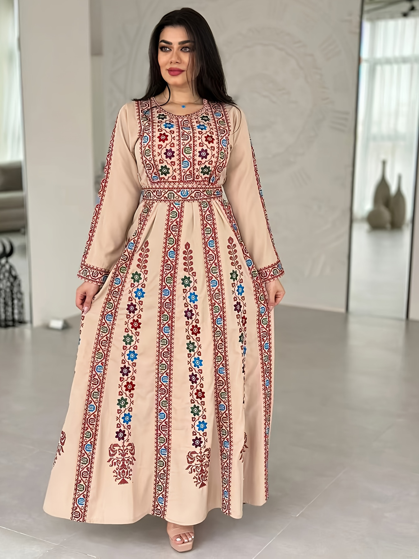new ladies dress fashion Wine Embroidered Front-Slit Palazzo Outfit – Palkhi Fashion