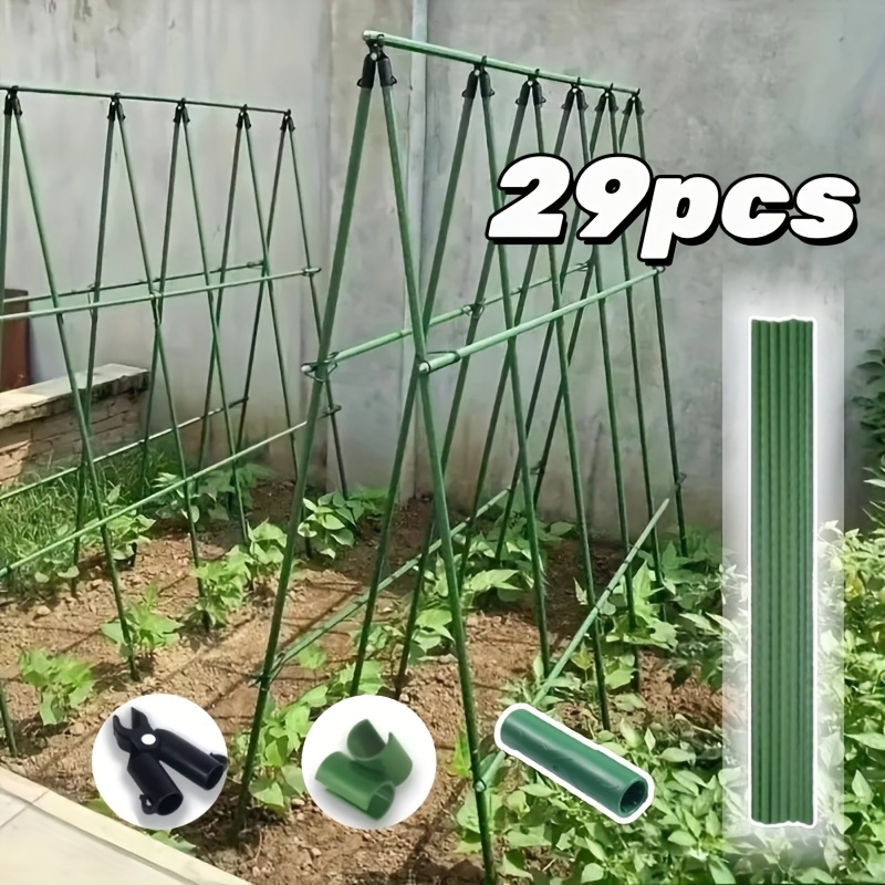 tall garden plant pots GlasFlength 24-Inch Tall Outdoor Planters Tapered Design with Drainage System Durable Weather Resistant Build for Porch Patio Garden Indoor Use Black main image 1