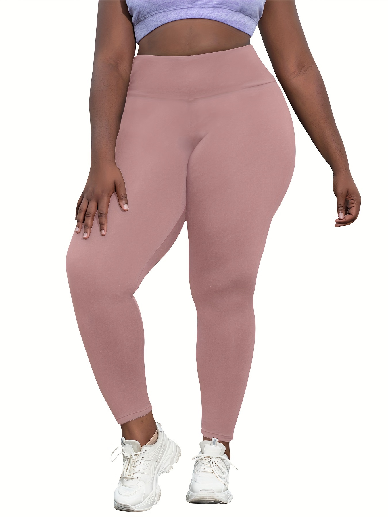 Women s Plus Size Leggings High Waisted Tummy Control Super Temu Italy