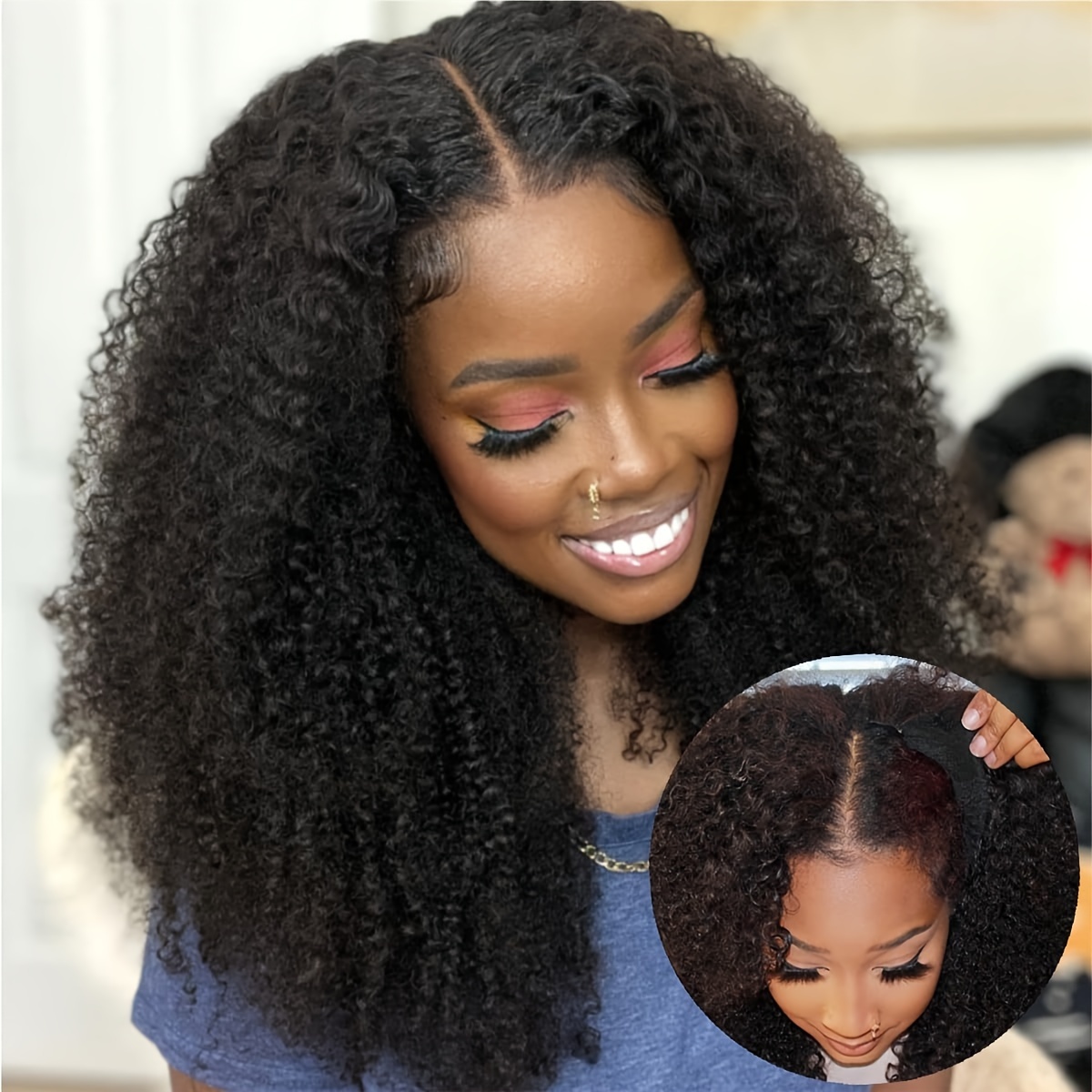 human hair afro wigs