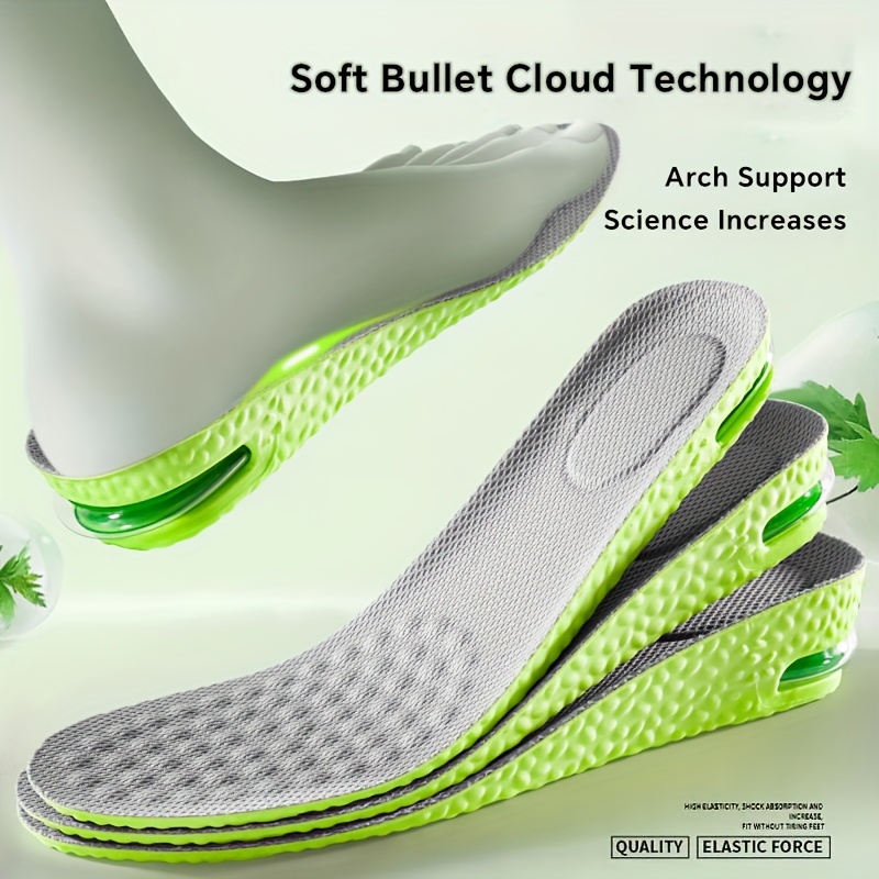 

1pair Cushioning Inserts, Wormwood Insoles, Air Absorbing