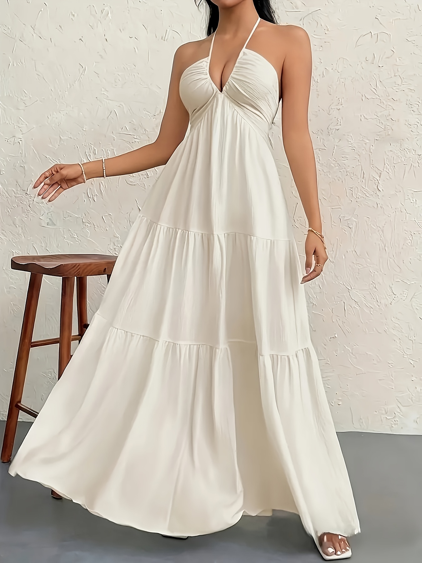 backless bra for halter dress sold on Temu United States
