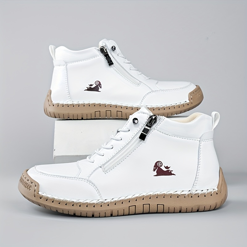 Image of Ladies' Outdoor Casual Hiking Boots - Lightweight, Fashionable, Warm, And Versatile Women's Boots, Women Shoes
