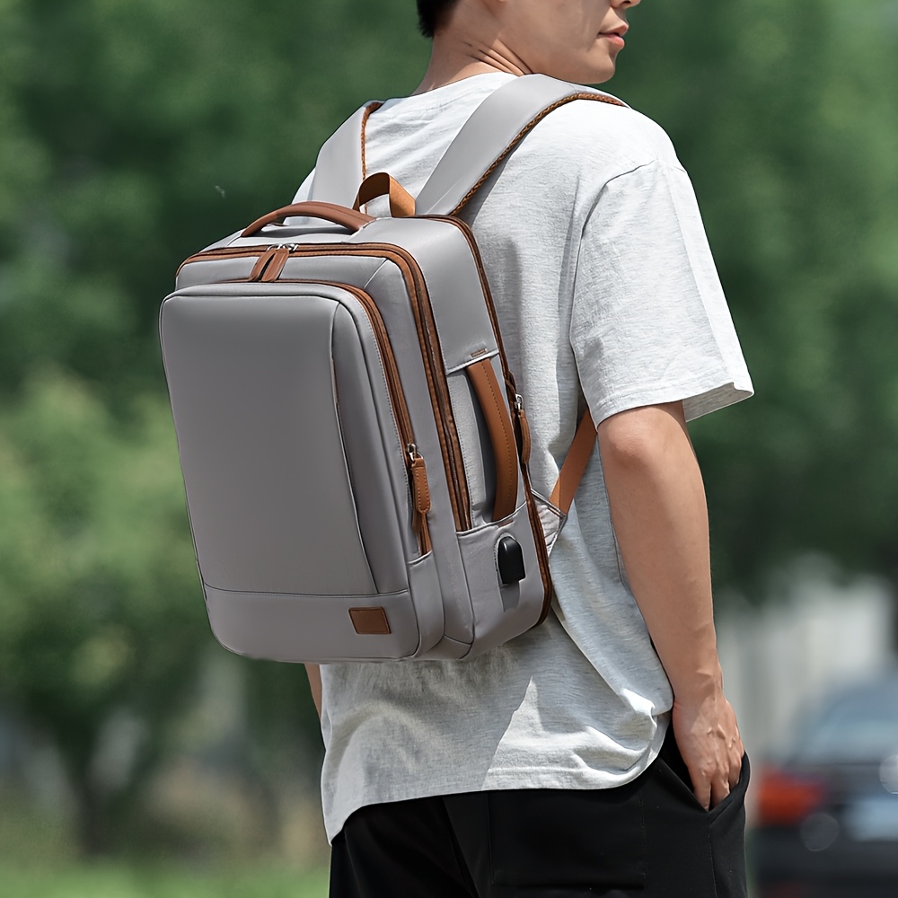 Moqueta de Viaje Unisex de Gran Capacidad, Bolso de Equipaje Expandible y Duradero con Diseño de Bloques de Color, Versátil Bolsa para Portátil Diaria Compatible con Maleta, Apto para Aviones en Viajes de Negocios y Regalos de Vacaciones