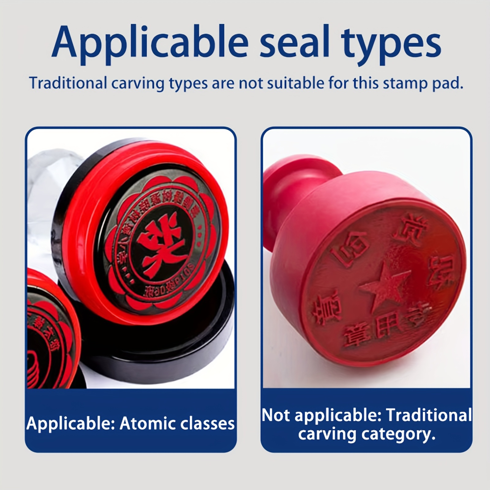 Oil-Based Ink Pad for Stamps, Quick-Drying Refill