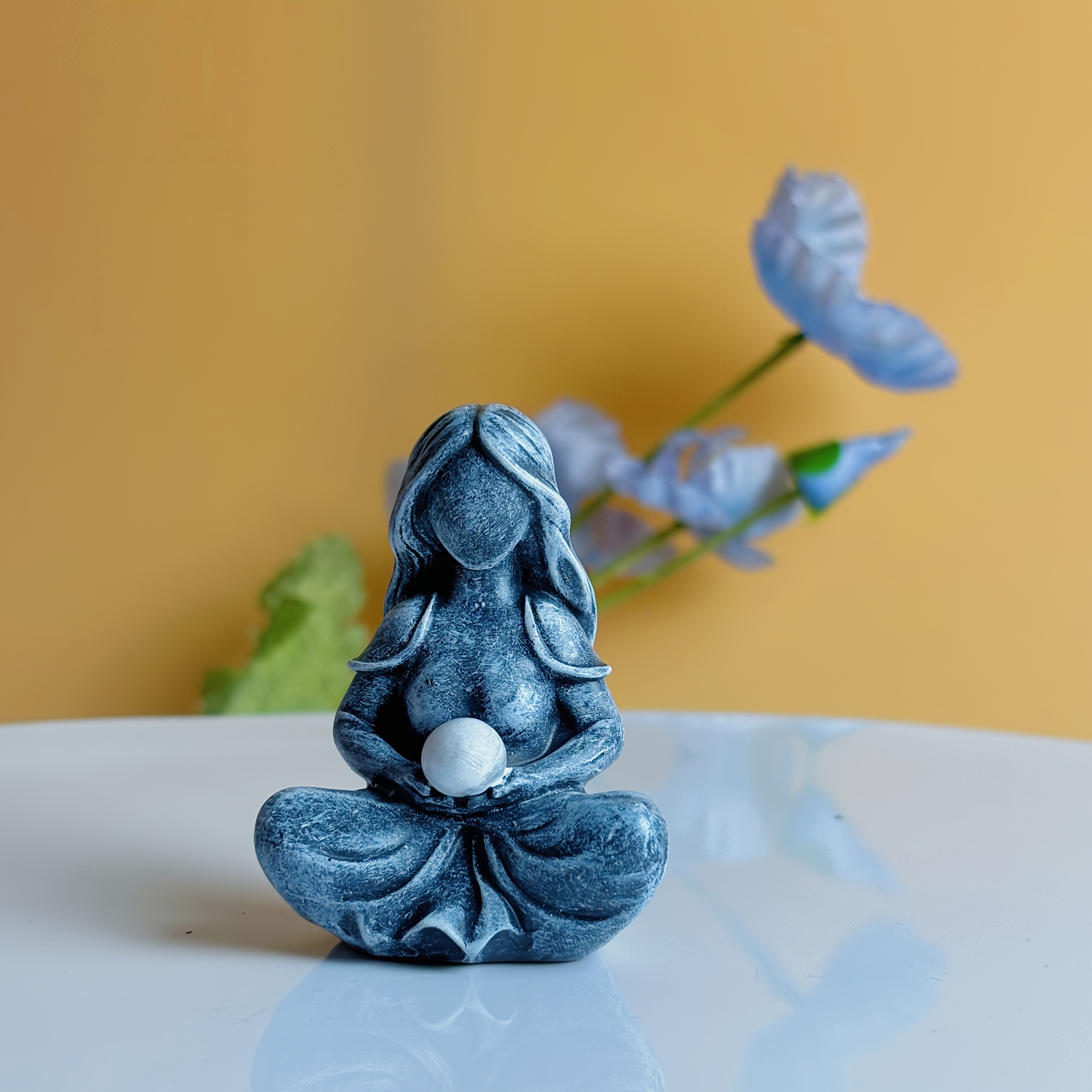 Image of Statue - Versatile Fairy-themed Decor For Home, Garden & Holidays, Resin For Christmas,halloween Decorations,fall Home Decor Collectible Figurines