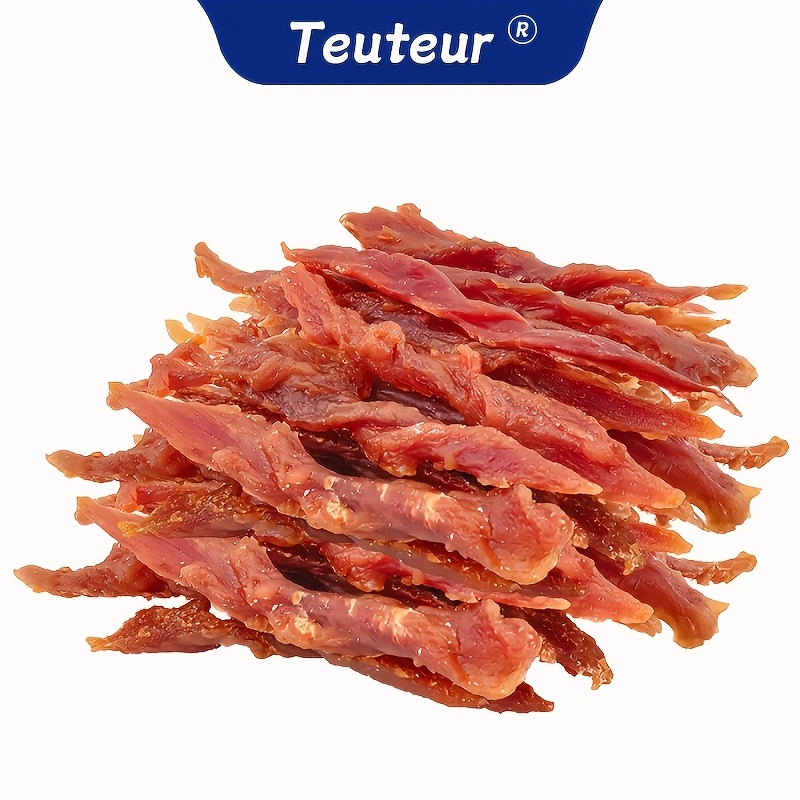 TEMU 80g/106g Duck Jerky Dog Treats, Duck Breast Slices For Puppies And Adult Dogs, Training Reward Snacks, Dog Treat Strips For Small Medium Large