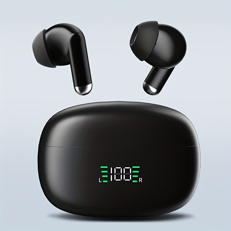 

2024 New Sp9x Long-life Wireless Earbuds Tws Earbuds With Microphone Earbuds For Android And Ios Stereo In Earbuds With Led Display Charging Case Christmas Gift Birthday Holiday Gift
