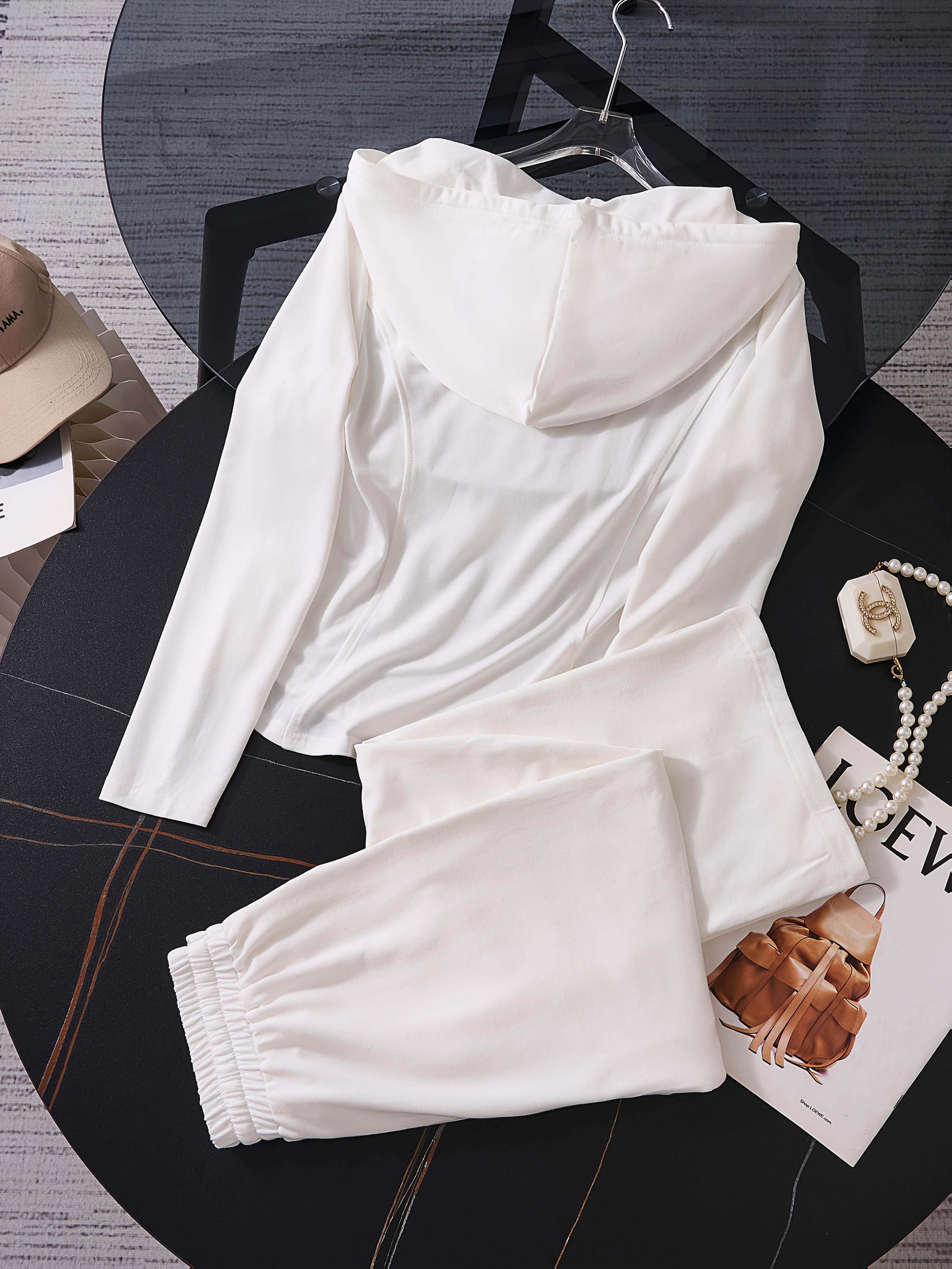 2025 neue ankunft damen casual hoodie hose set chic Temu Austria