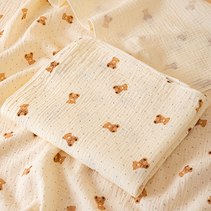 Image of Newborn Swaddle Blanket Newborn Hospital Swaddle Wrap, Suitable For Spring Summer Autumn Winter, Soft Breathable Thickened, Unisex, 80cm X 80cm Size