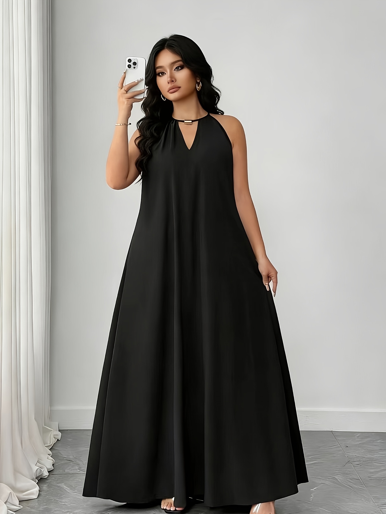 chinese dress ladies Tiered Cotton Maxi Dress for Tall Women – Liv Tall
