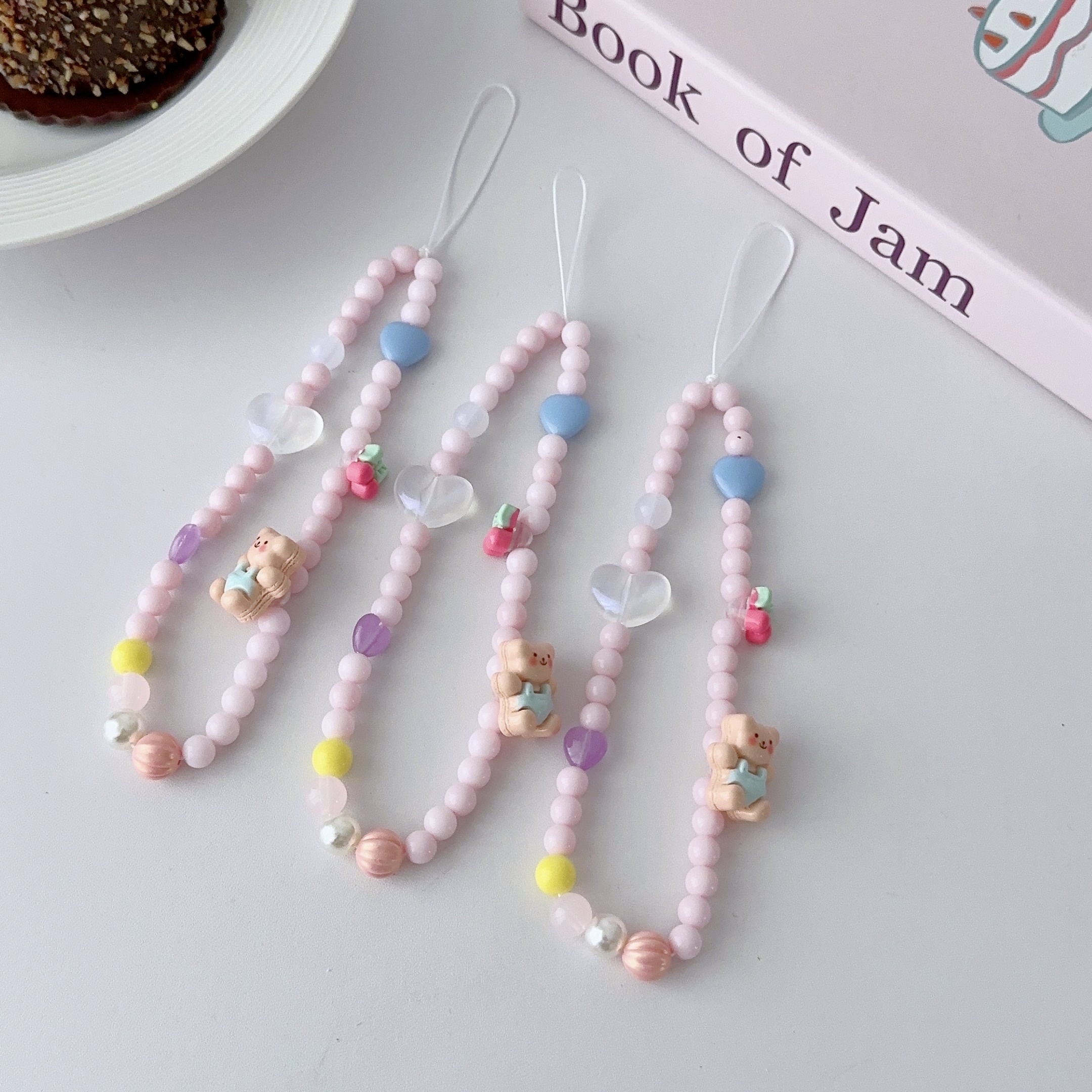 pack handmade diy bear beaded charm phone case Temu Germany