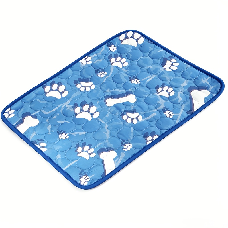 TEMU de hielo para mascotas, refrescante para perros y gatos, tela absorbente de , cama de malla transpirable, fibra de poliéster duradera - Mantén a