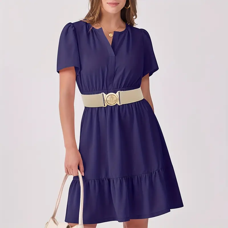 ladies elastic belts for dresses 2Pcs Women Elastic Dress Belts Interlock Buckle Strethy Waist Belt for Dress