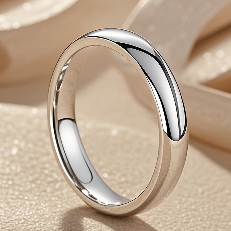 304L Stainless Steel Ring for Couples Weddings