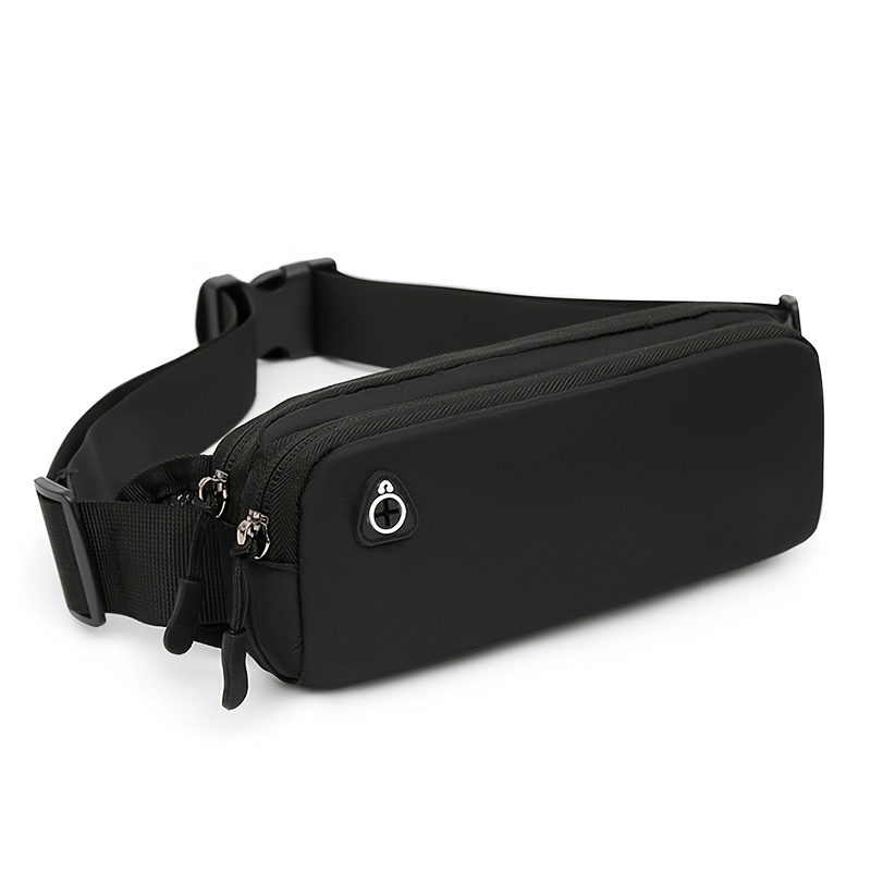 TEMU Borsa a tracolla da donna 1 pz, marsupio sportivo con presa per cuffie, da escursionismo, marsupio da donna con chiusura a cerniera - Borsa a