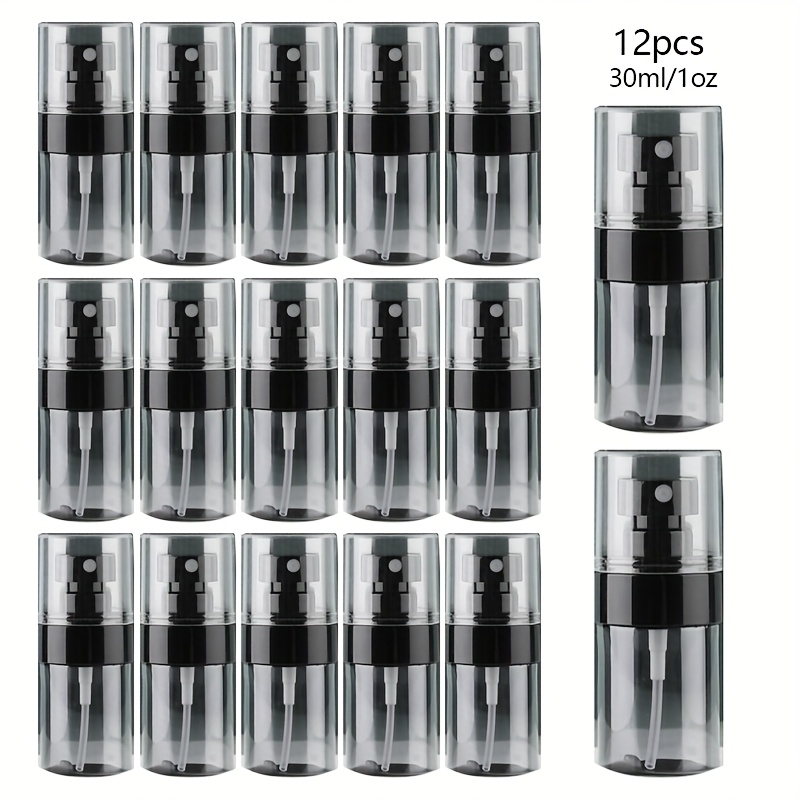 TEMU 12 stuks 1oz Reisformaat Lekdichte Spuitflessen, Multifunctionele Cosmetische Dispensers voor DIY Huidverzorging, Haarverzorging,