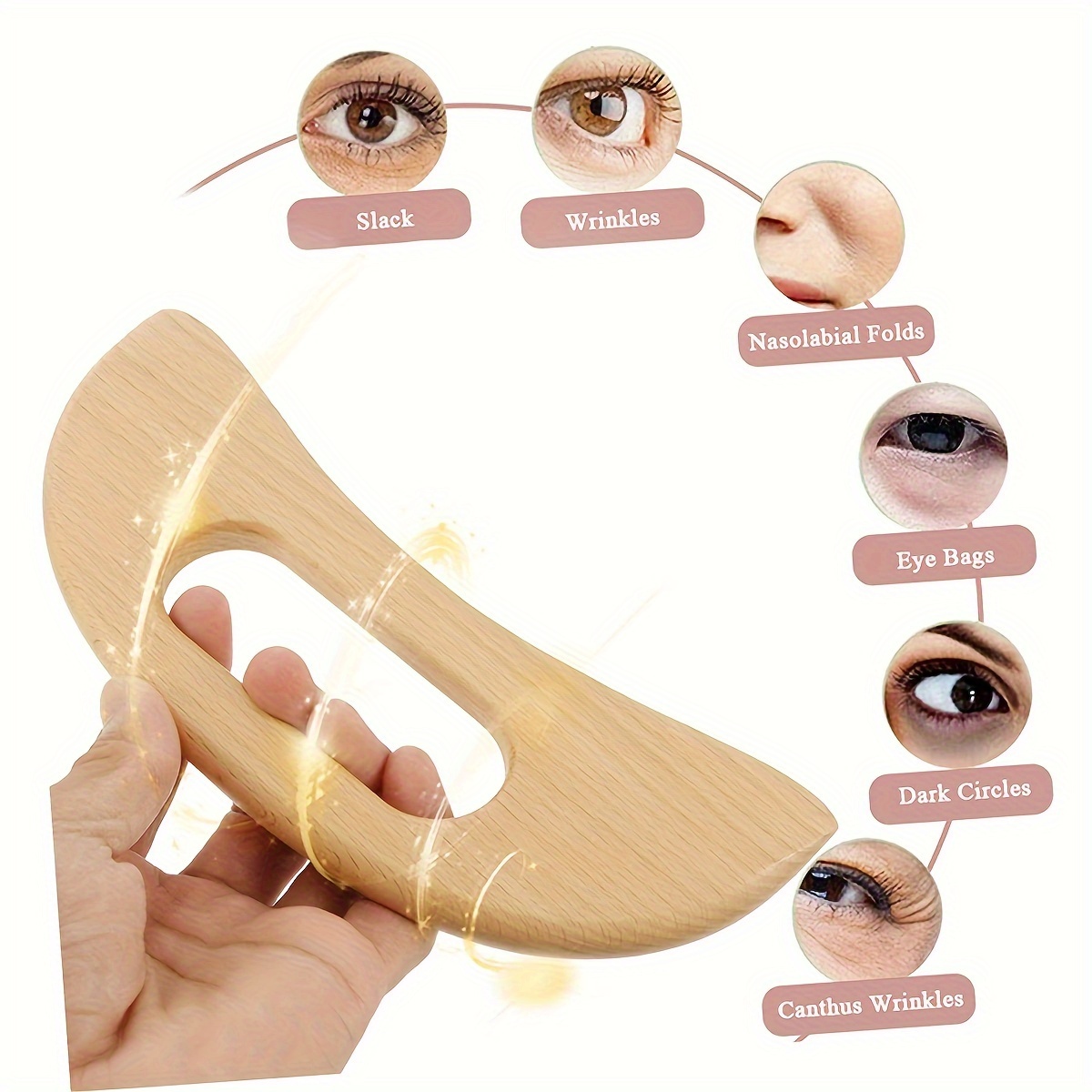 6 piece wooden massage tool set for body shaping fitness training manual battery free massage tools massage equipment details 3