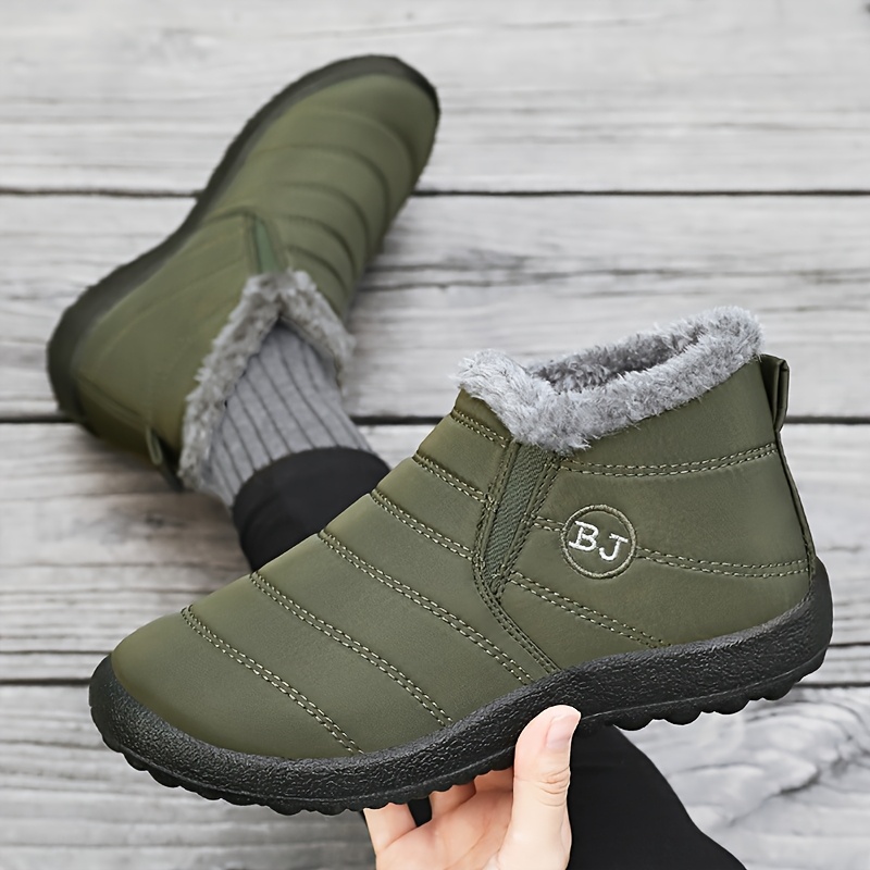 Women's Warm Winter Snow Boots, Plush-Lined Insulated Shoes