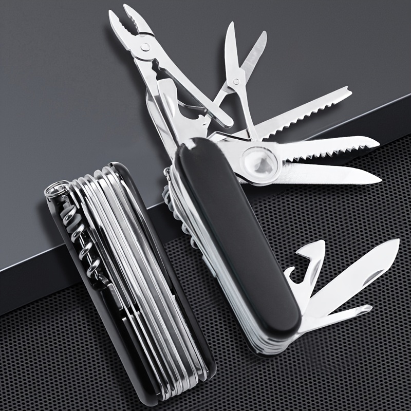 

1pc Steel 17-in-1 Knife - - Tool For Camping, , - Car -tool