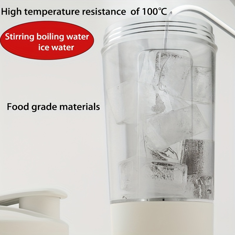 1pc 400ml portable rechargeable electric stirring cup automatic self stirring mug electric mixing cup with sports cup rotating design for indoor and outdoor activities ideal for hot chocolate milk latte coffee and protein powder 7
