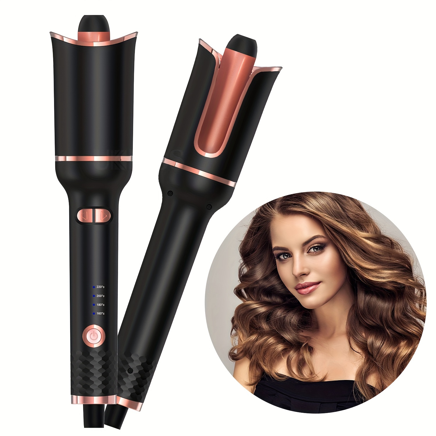 

Automatic Hair Curling Wand Rotating Curling Iron Professional Hair Curler Fast Heating Hair Styling Iron Gifts For Women Mother's Day Gift
