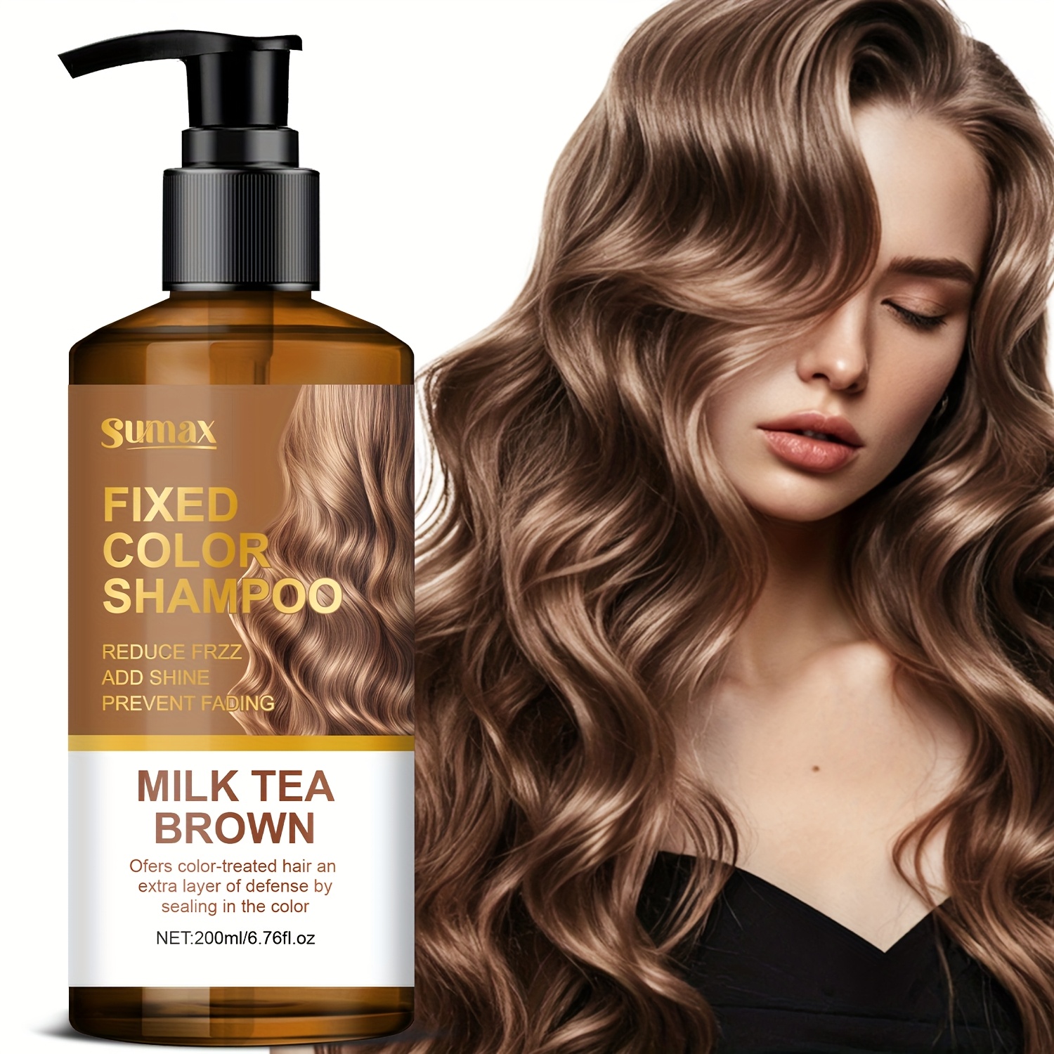 sumax fixed color shampoo 200ml dual plant essence fo ti - Temu